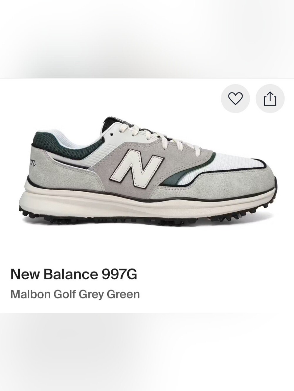 NEW BALANCE MALBON MENS GOLF SHOES 997G Size 11